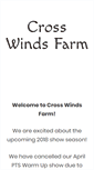 Mobile Screenshot of crosswindsfarm.net